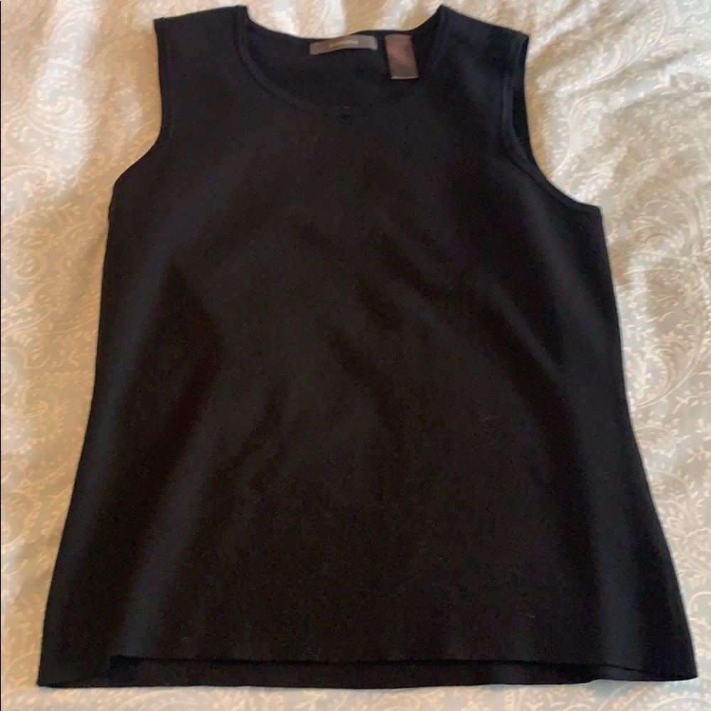 Camisole-Sleeveless Shirt Cut-Small-Black